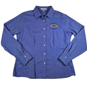 Cutter & Buck Florida Gators 2006 National Champions Button Down Shirt Women's L